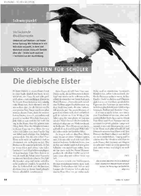 Vorschauseite 1: Die diebische Elster