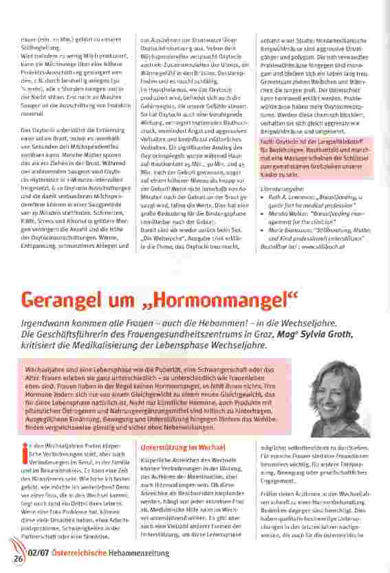 Vorschauseite 4: Oxytocin und Prolaktin: Superkleber für Beziehungen