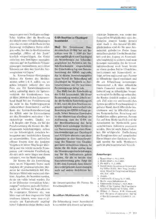 Vorschauseite 5: Arzneimittel: Forschung zwischen Hoffnung und Kommerz