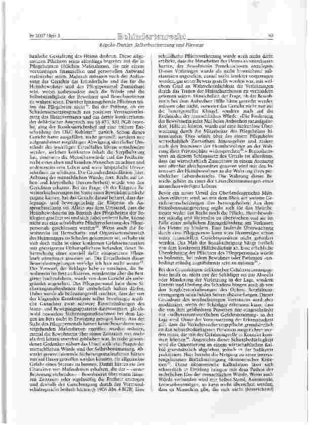 Vorschauseite 4: Selbstbestimmung und Fürsorge