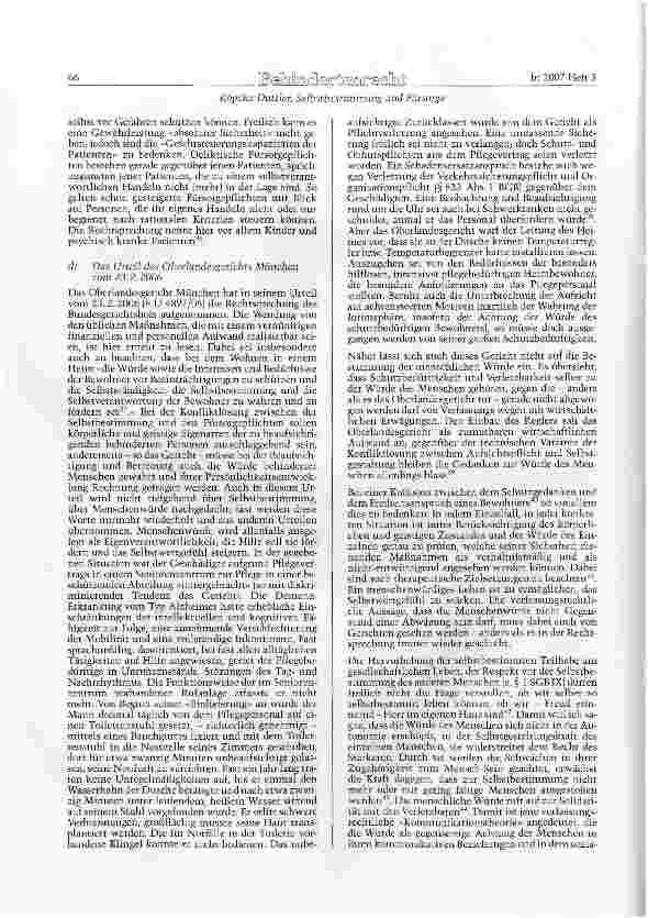 Vorschauseite 5: Selbstbestimmung und Fürsorge