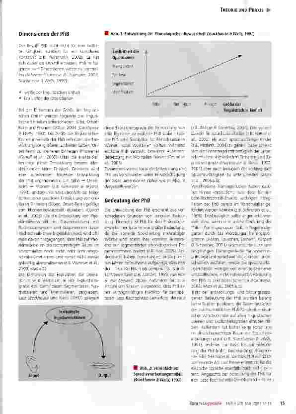 Vorschauseite 2: Phonologische Bewusstheitsfähigkeiten deutschsprachiger Vorschulkinder - eine Pilotstudie
