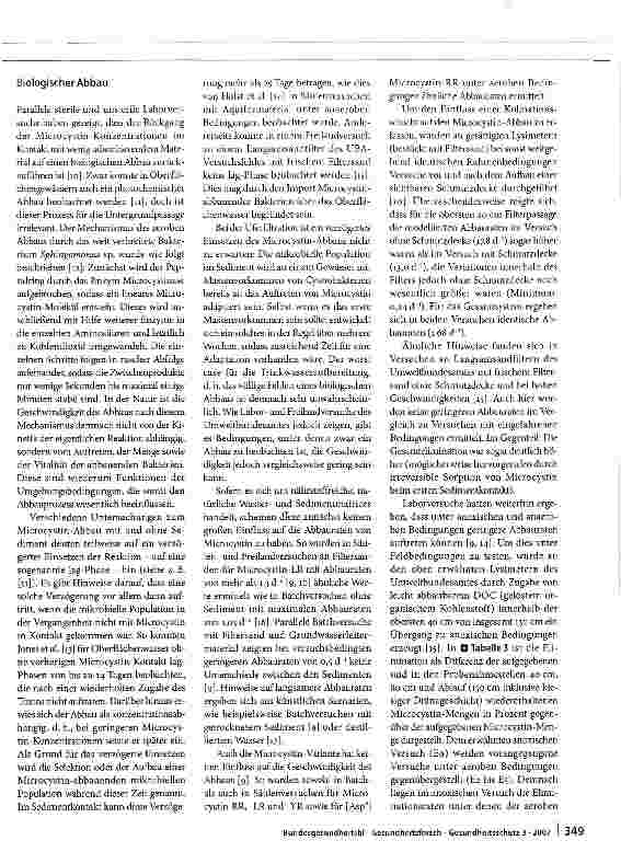 Vorschauseite 4: Cyanobakterientoxine bei der Uferfiltration