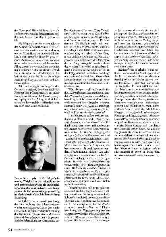 Vorschauseite 2: Stimmen zur Pflegewissenschaft aus der Praxis