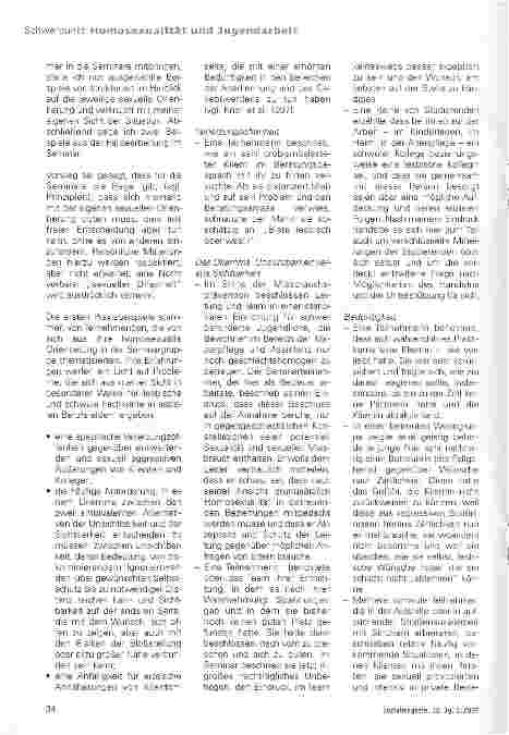 Vorschauseite 3: Schwerpunkt Homosexualität und JugendarbeitWie lässt sich Antidiskriminierung lehren?