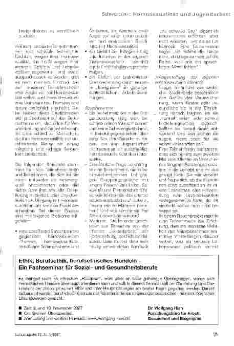 Vorschauseite 4: Schwerpunkt Homosexualität und JugendarbeitWie lässt sich Antidiskriminierung lehren?