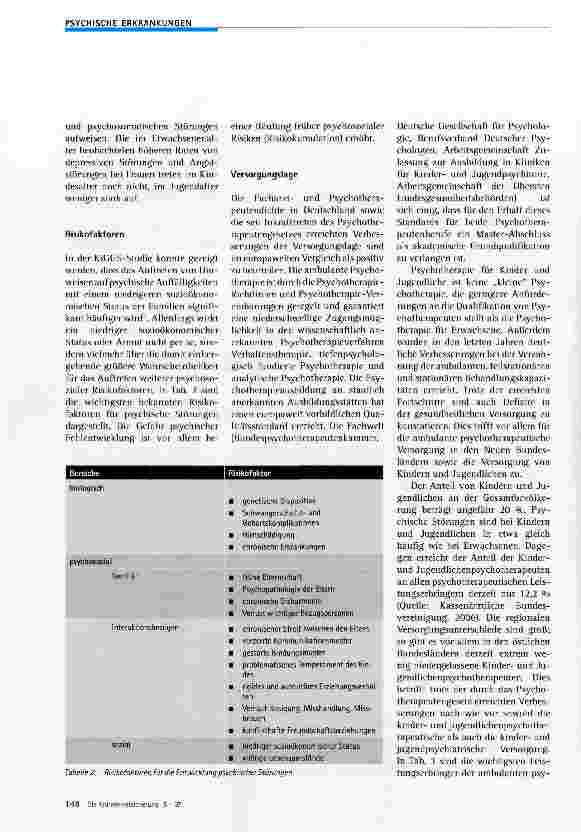 Vorschauseite 3: Psychische Störungen bei Kindern und Jugendlichen