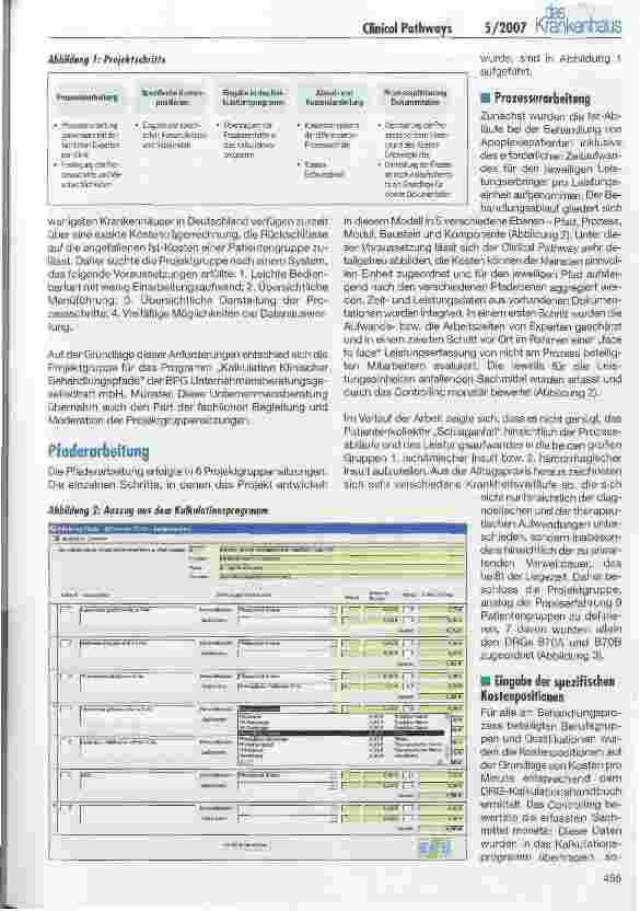 Vorschauseite 2: Clinical Pathways - ein praxisorientiertes Instrument zur wirtschaftlichen Leistungserbringung