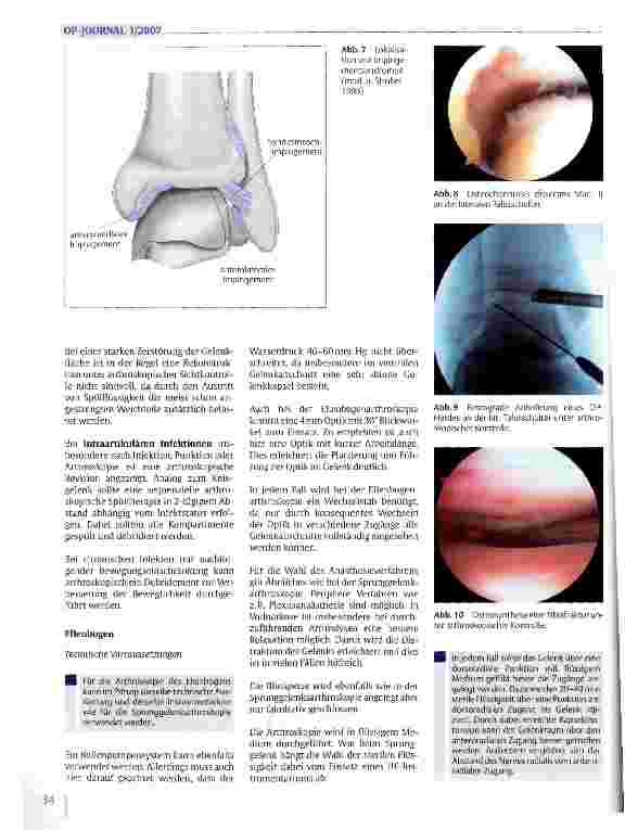 Vorschauseite 5: Arthroskopie an Ellenbogengelenk und oberem Sprunggelenk