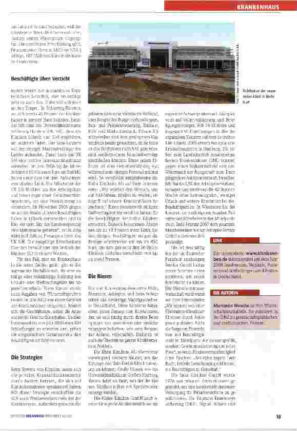 Vorschauseite 2: Gesundheit im Ausverkauf