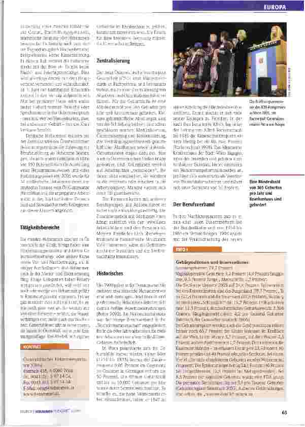 Vorschauseite 2: Hebamme sein in Österreich