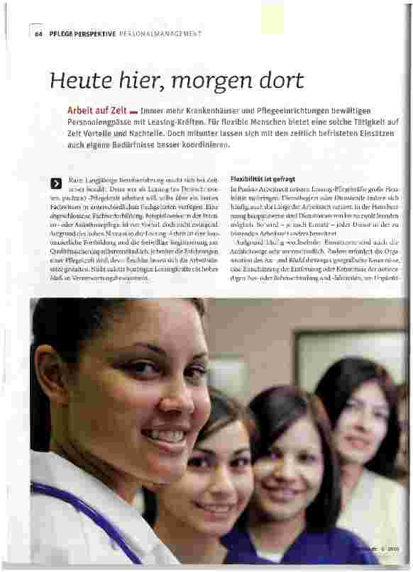 Vorschauseite 1: Heute hier, morgen dort
