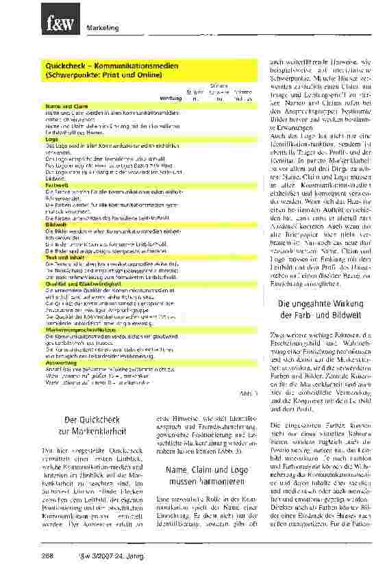 Vorschauseite 3: Das Krankenhaus muss sich als Marke positionieren