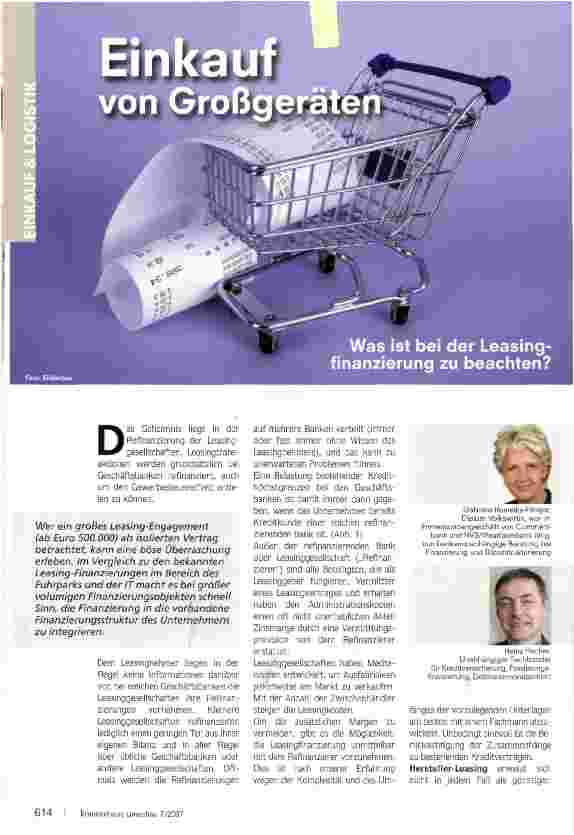 Vorschauseite 1: Einkauf von Großgeräten