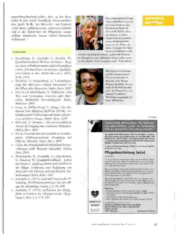 Vorschauseite 5: Erlebensorientierte Pflege nach dem mäeutischen Pflegekonzept