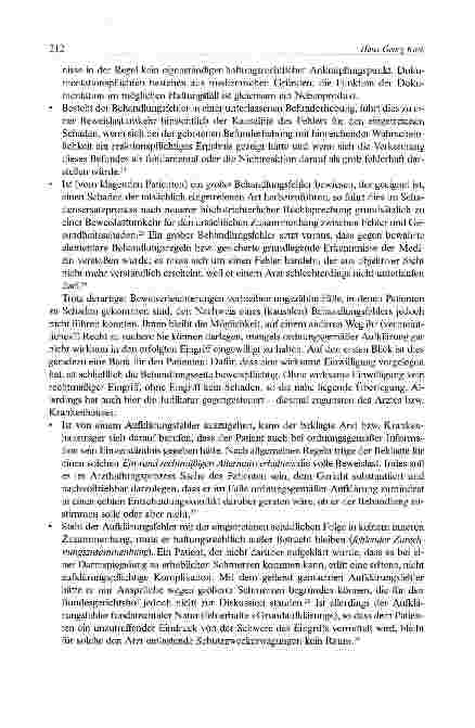Vorschauseite 6: Rechtliche Grundlagen der Arzthaftung für Behandlungsfehler