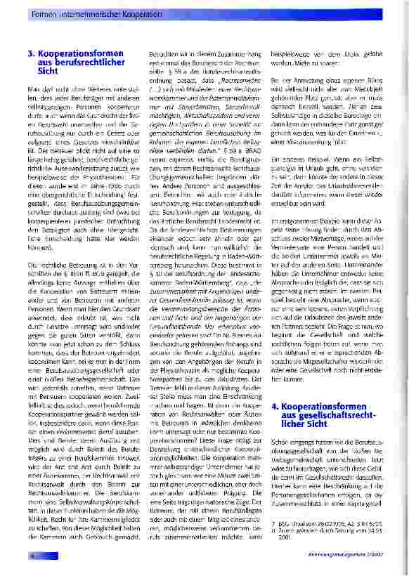 Vorschauseite 2: Formen unternehmerischer Kooperation