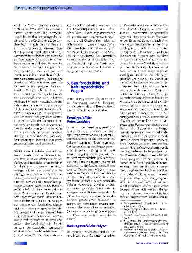 Vorschauseite 3: Formen unternehmerischer Kooperation
