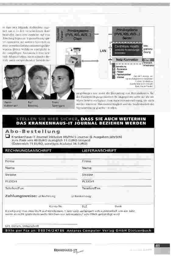Vorschauseite 4: Digitale Signatur kann schon heute eingeführt werden