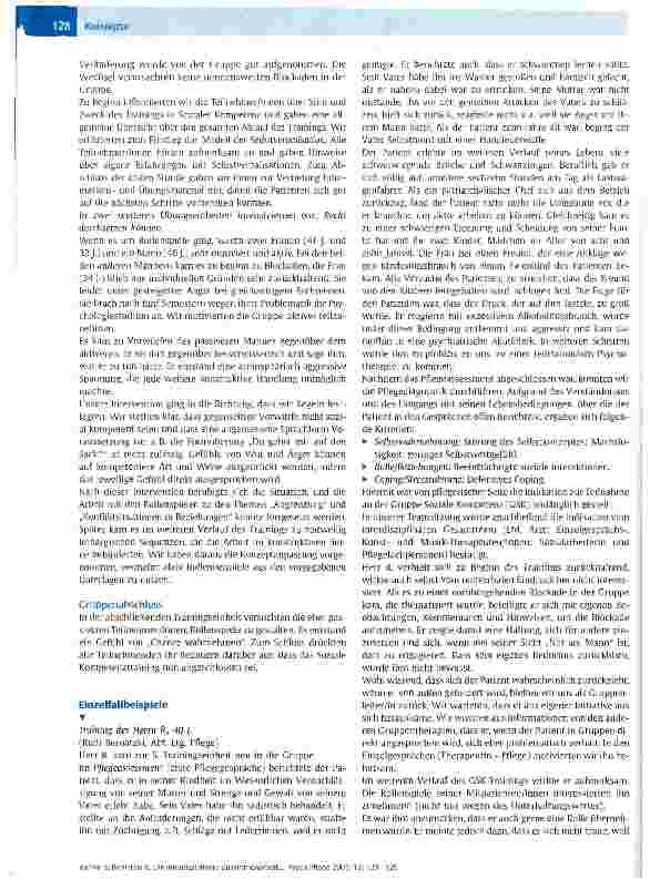 Vorschauseite 4: Die interdisziplinäre Zusammenarbeit im Rahmen des Gruppentrainings Soziale Kompetenz