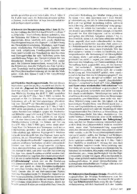 Vorschauseite 4: Gesetzliche Disziplinarmaßbemessung bei Beamten