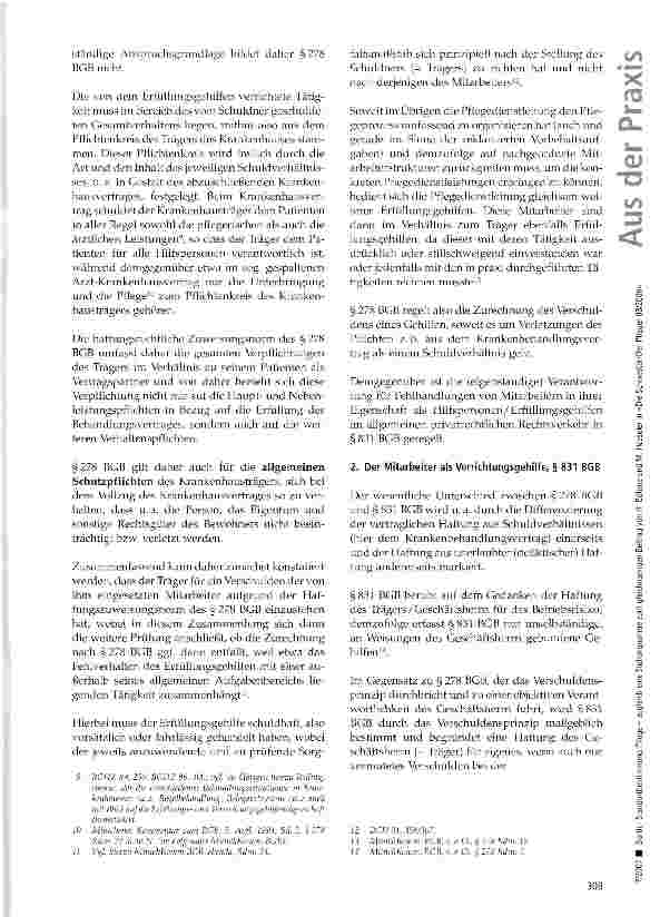 Vorschauseite 3: Standortbestimmung Pflege -zugleich eine Stellungnahme zum gleichnamigen Beitrag von H. Böhme und M. Hasseler in Die Schwester/ Der Pfleger 08/2006 (2. Teil)
