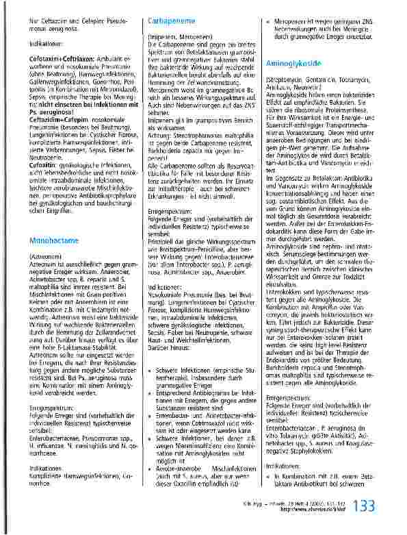 Vorschauseite 3: Einsatz von Antibiotika aus mikrobiologischer Sicht