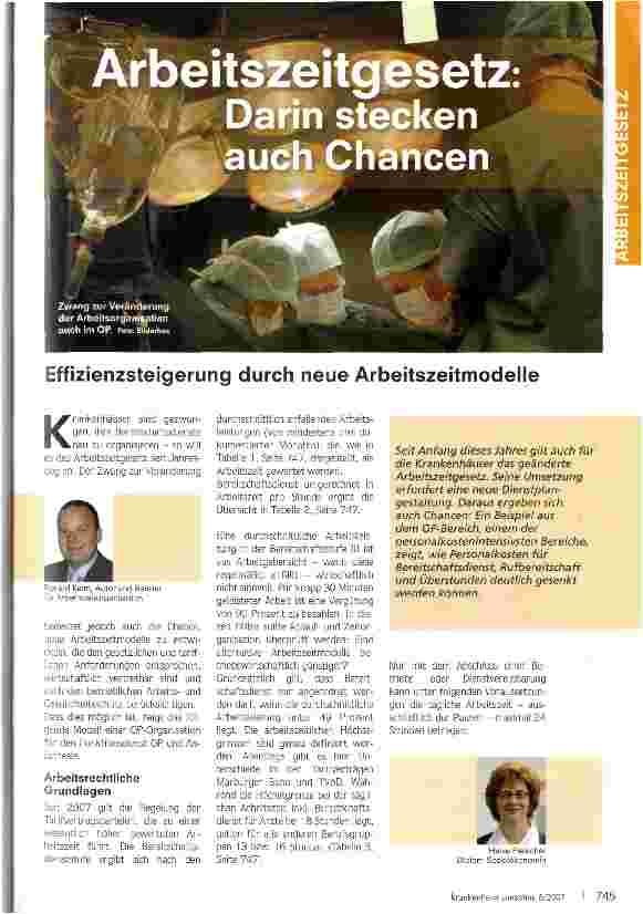 Vorschauseite 1: Arbeitszeitgesetz: Darin stecken die Chancen