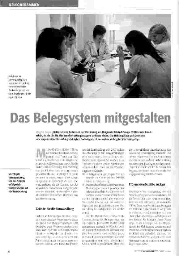 Vorschauseite 1: Das Belegsystem mitgestalten