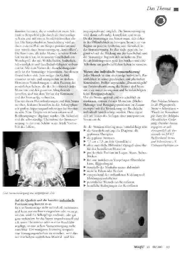 Vorschauseite 2: Stomamarkierung - muss dies denn sein?