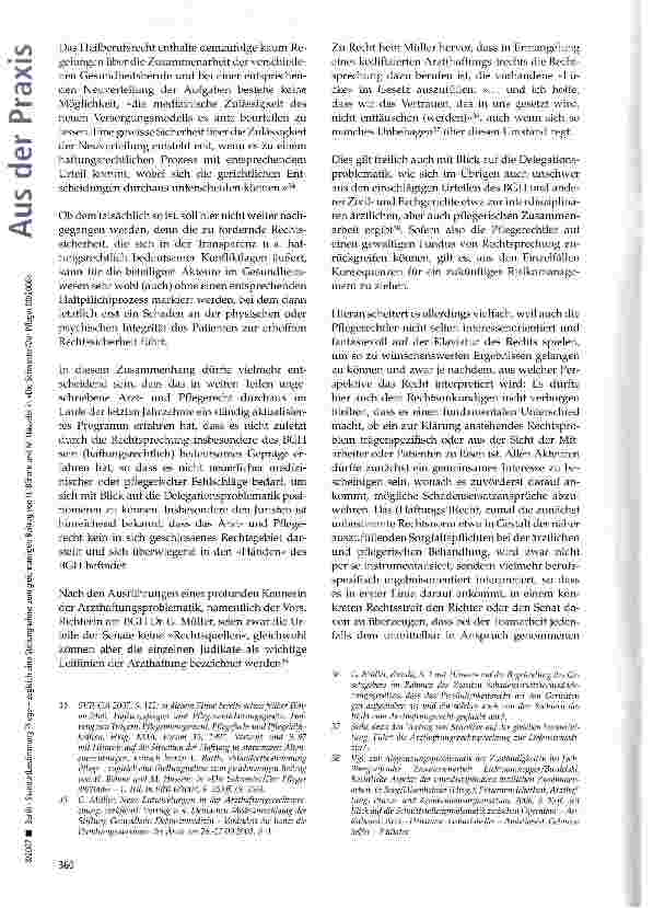 Vorschauseite 5: Standortbestimmung Pflege