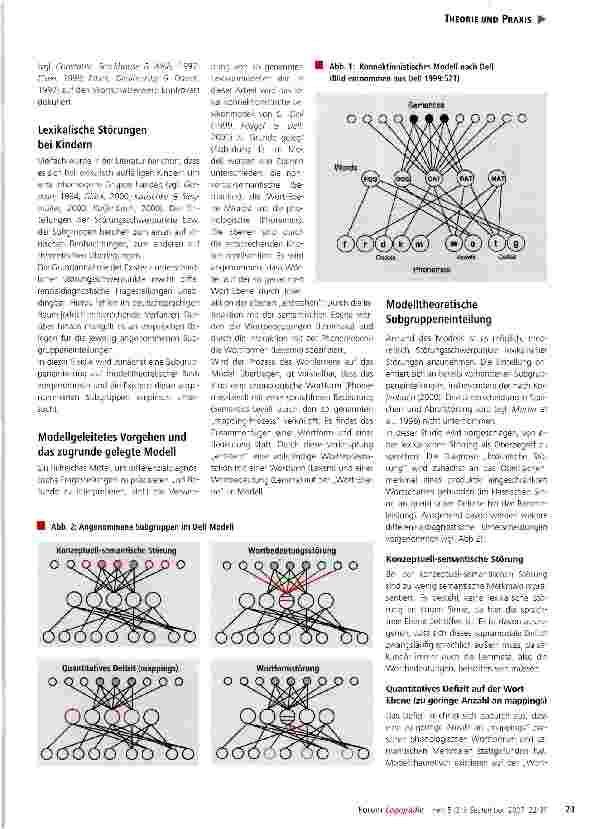 Vorschauseite 2: Modellgeleitete Diagnostik bei lexikalischen Spracherwerbsstörungen