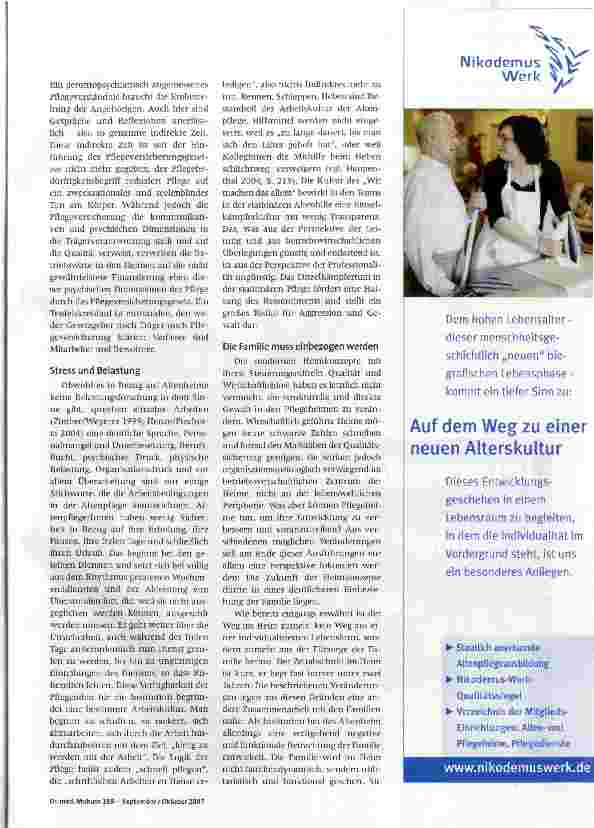 Vorschauseite 3: Das Pflegeheim als Lebensphase