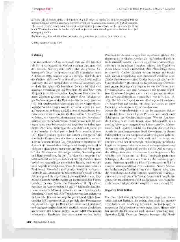 Vorschauseite 2: BrainStim - Hirnstimulation als Präventionsund Therapiemaßnahme?