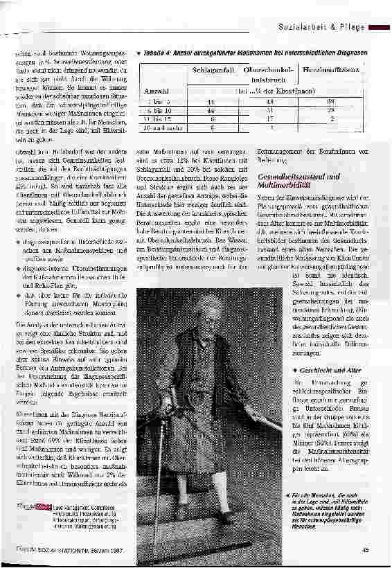 Vorschauseite 2: Case Management auf dem Prüfstand Hilfeplanung in der ambulanten Rehabilitation älterer Menschen (2. Teil)
