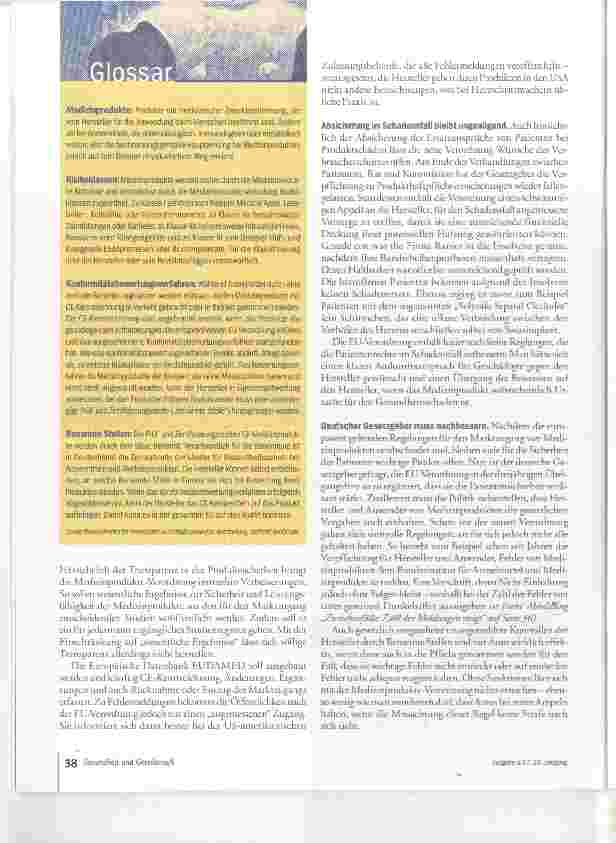 Vorschauseite 5: Reform mit Restrisiko