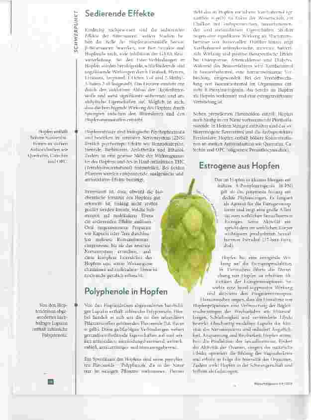 Vorschauseite 3: Hopfen, Hormone und Bier