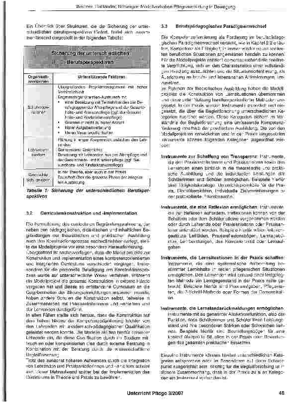 Vorschauseite 5: Erfassen und Bewerten: Die curriculare Evaluation im Modellvorhaben „Pflegeausbildung in Bewegung
