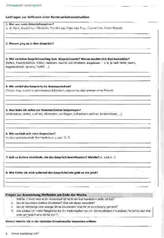 Vorschauseite 2: Die eigene Kommunikationsfähigkeit einschätzen