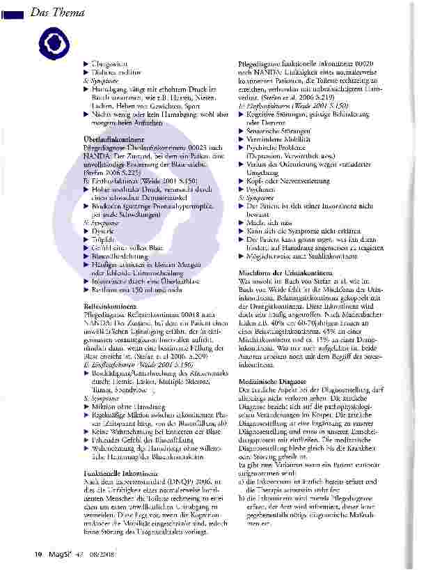 Vorschauseite 4: Pflegediagnose Inkontinenz