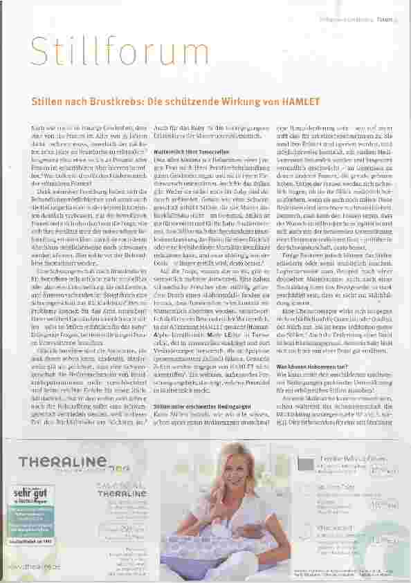 Vorschauseite 1: Stillen nach Brustkrebs: Die schützende Wirkung von HAMLET