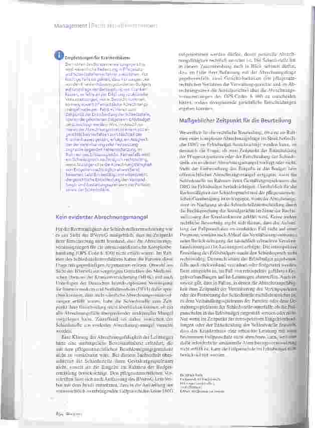 Vorschauseite 3: Pflegesatzrecht versus Leistungsabrechnung Gestaltungsspielräume auf der Budgetebene