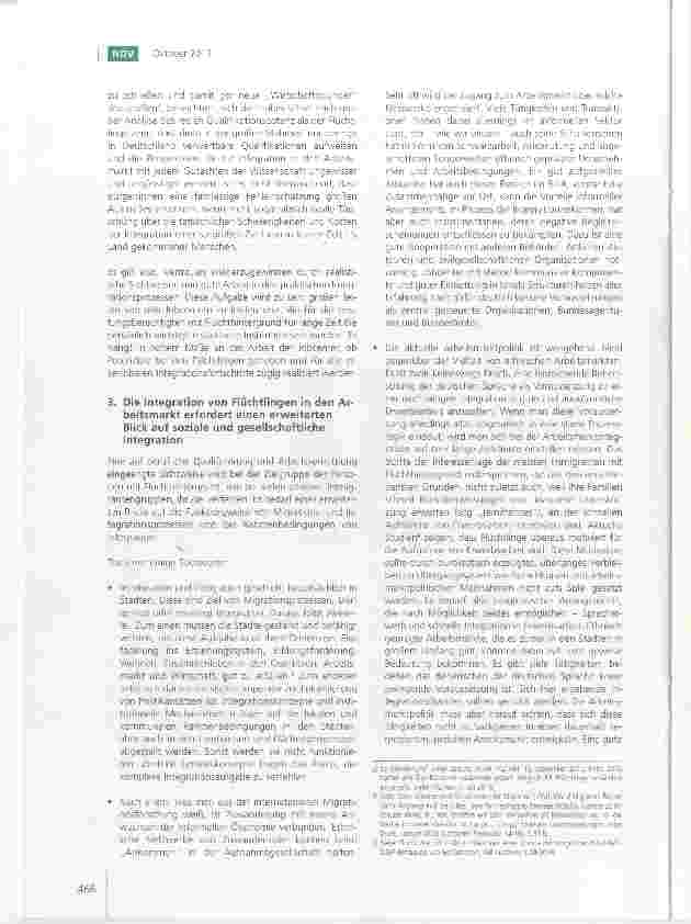 Vorschauseite 2: Flüchtlinge im SGB II vor welchen Herausforderungen stehen wir?