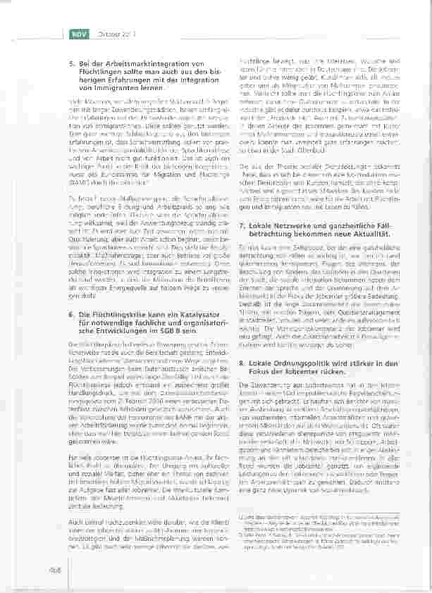 Vorschauseite 4: Flüchtlinge im SGB II vor welchen Herausforderungen stehen wir?