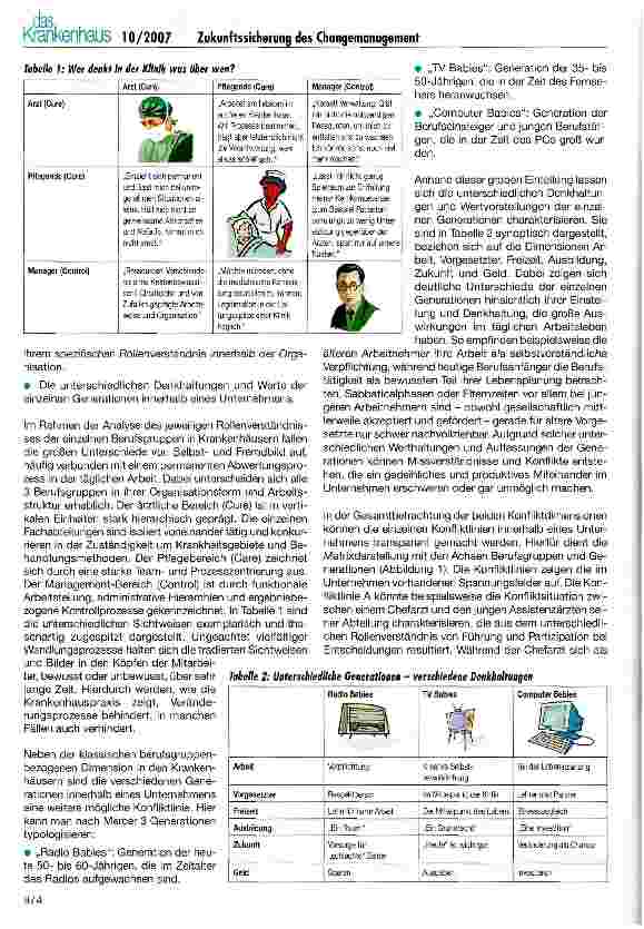Vorschauseite 2: Zukunftssicherung mit neuen Ansätzen des Changemanagements