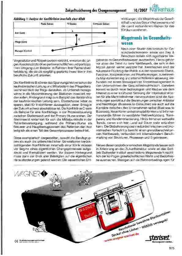 Vorschauseite 3: Zukunftssicherung mit neuen Ansätzen des Changemanagements