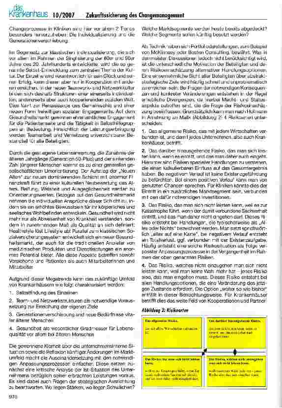 Vorschauseite 4: Zukunftssicherung mit neuen Ansätzen des Changemanagements