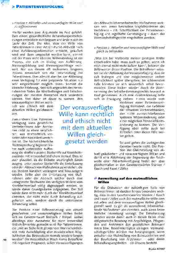 Vorschauseite 3: Selbstbestimmt bis zuletzt? Reichweiten und Grenzen rechtlicher Vertretung