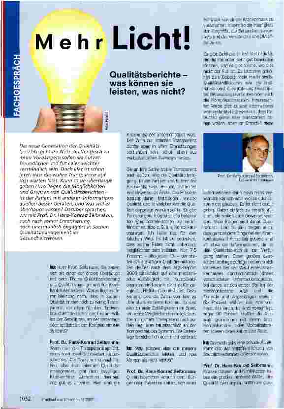 Vorschauseite 1: Mehr Licht!