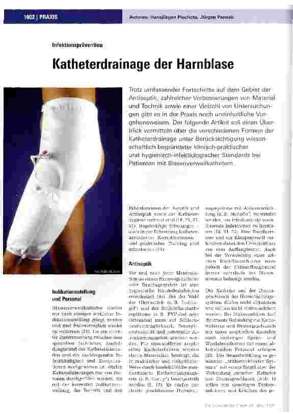 Vorschauseite 1: Katheterdrainage der Harnblase